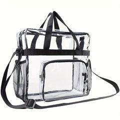 Transparent PVC Large Capacity Beach Bag Travel Bag Waterproof Wash Bag