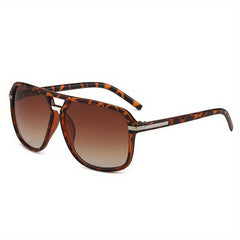 Men's Retro Square Frame Polarized Sunglasses
