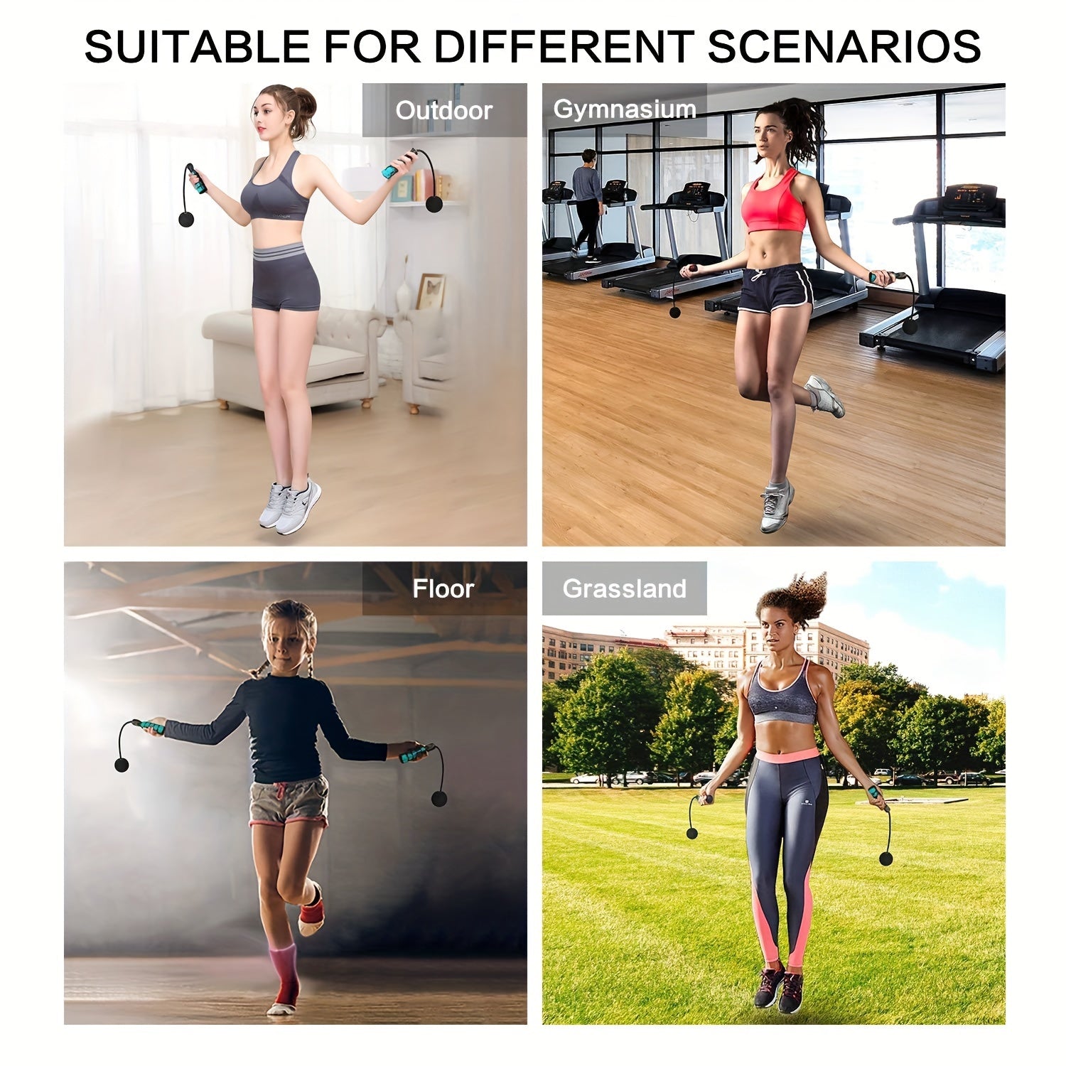 Weighted Cordless Skipping Rope for Fitness Workout