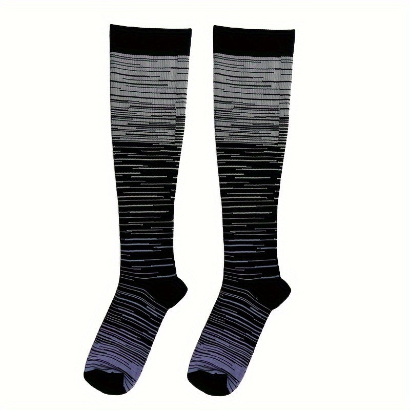 Compression Athletic Socks for Men & Women Quick Drying Over the Calf