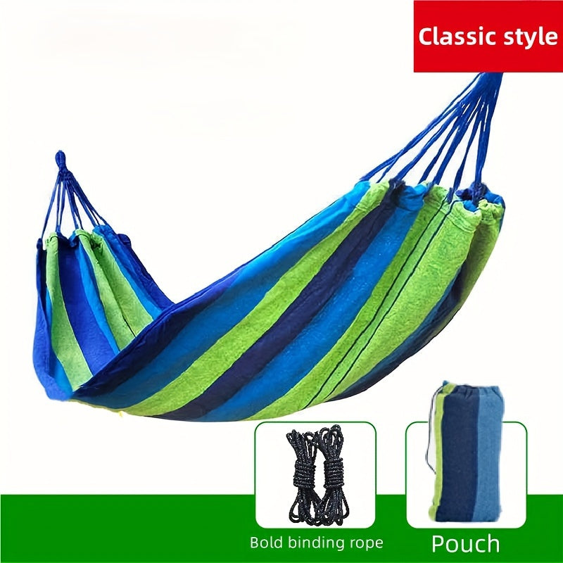 Thickened Canvas Hammock Swing Chair for Outdoor Camping