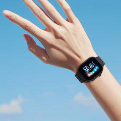 LED Digital Electronic Square Student's Smart Watch