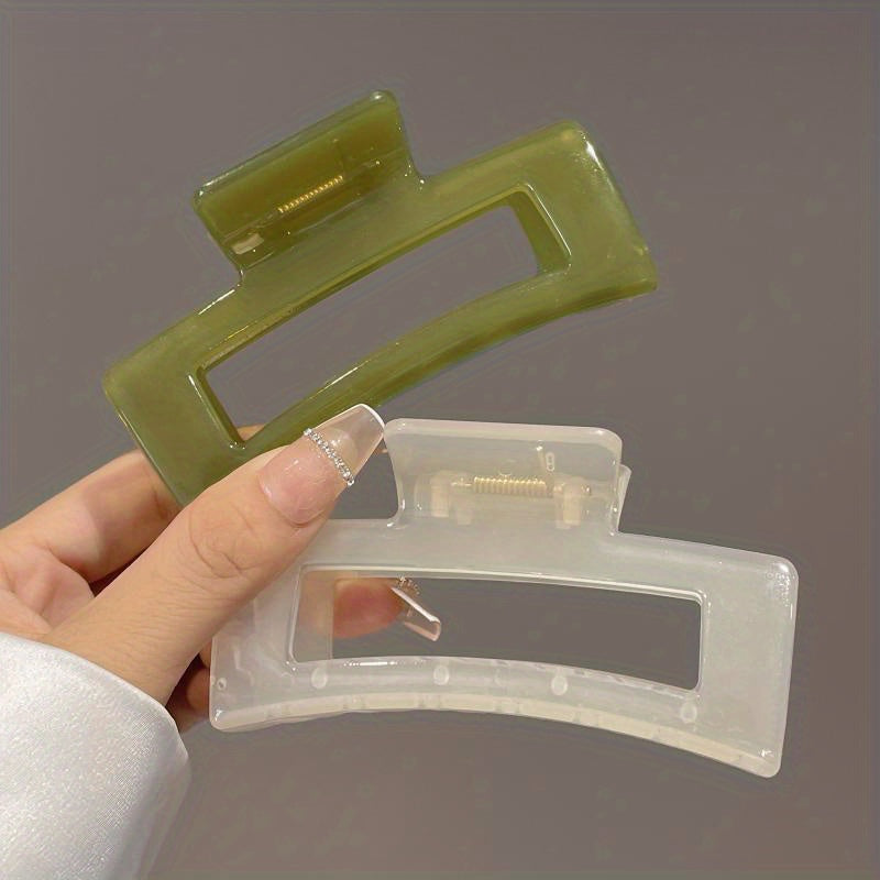 3pcs Square Hair Clips Claw Clips Girls Hair Accessories