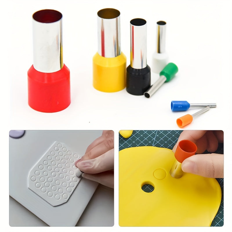 40pcs Soft Clay Earring Cutting Tool Set - Stainless Steel Indentation and Round