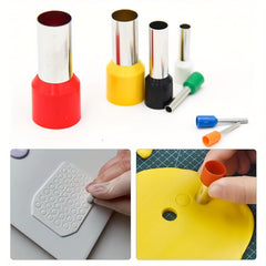 40pcs Soft Clay Earring Cutting Tool Set - Stainless Steel Indentation and Round