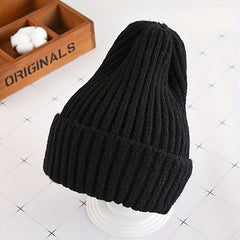 Fashionable Kids Beanie Hat Ear Protection Windproof Sport Knit Hand Wash