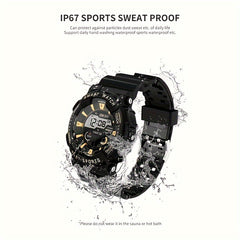 Waterproof Tactical Sports Watch Multifunctional Outdoor Lifesaving Survival