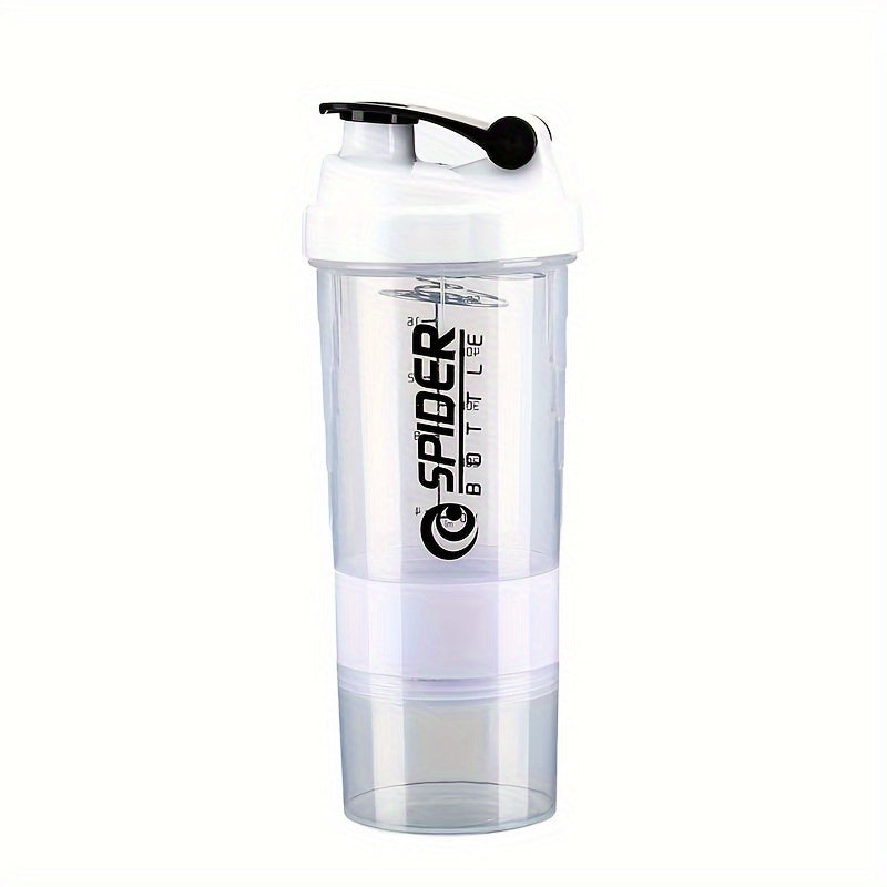 Outdoor Sports Fitness Water Cup Plastic Protein Milkshake Shaker