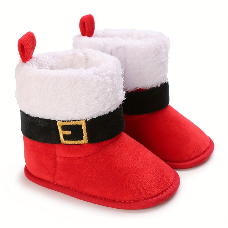 Christmas Cartoon Baby Boots Soft Warm Indoor Outdoor Winter