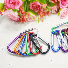 5pcs Heavy Duty Carabiner Keychains Keyrings for Camping Hiking Travel
