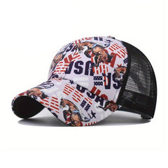 Ponytail Golf Trucker Hat Mesh Baseball Cap Adjustable Sunscreen Dad Hat