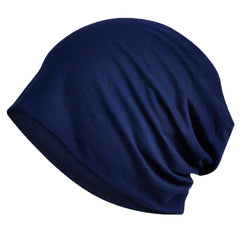 Men's Slouchy Chemo Sleep Beanie Hat Skull Cap Vintage Head Scarf