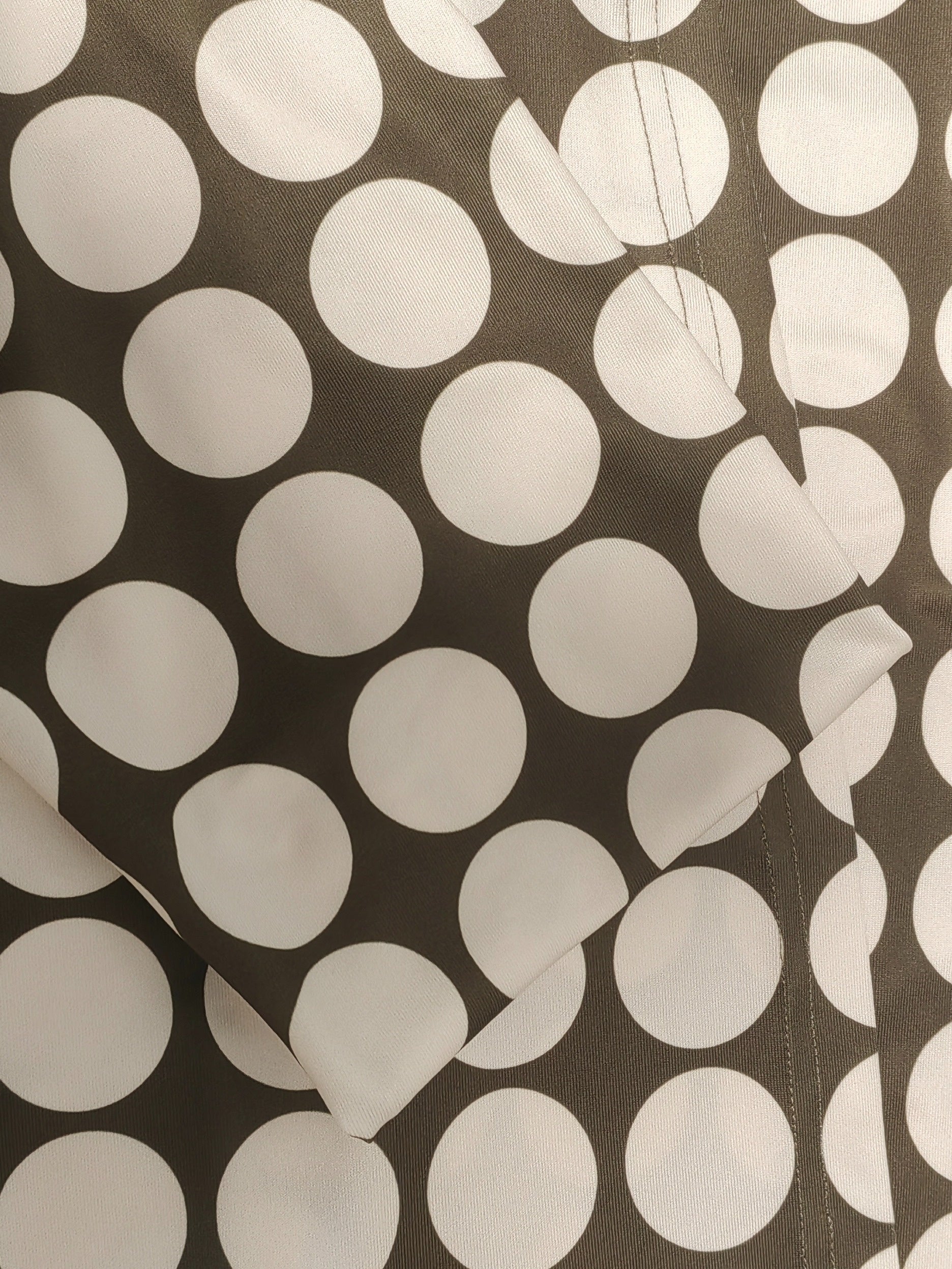 Dot Print Open Front Cardigan
