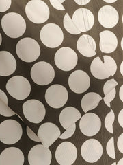 Dot Print Open Front Cardigan