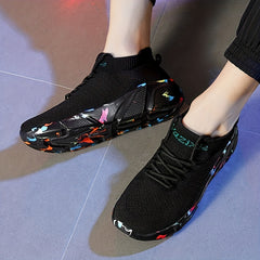 Men's Lightweight Knit Sneakers for Running