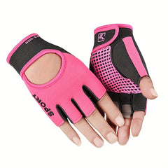 Couples Non Slip Gym Gloves Long Wrist Guard Dumbbell Training