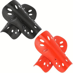 2 Pairs Superlight Soccer Shin Guards with Sleeves