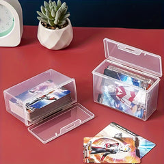 Clear Playing Card Box Deck Case Two Poker Images NO Cards Christmas Gift