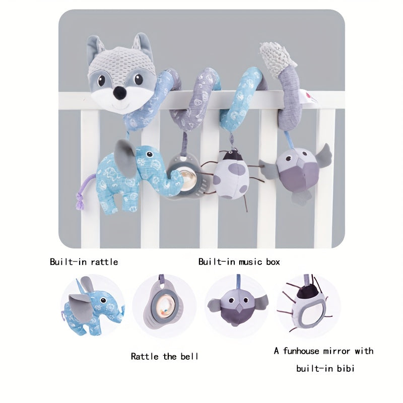 Baby Stroller Seat Toys 0-6 Months | Spiral Car Seat Toys 6-12 Months