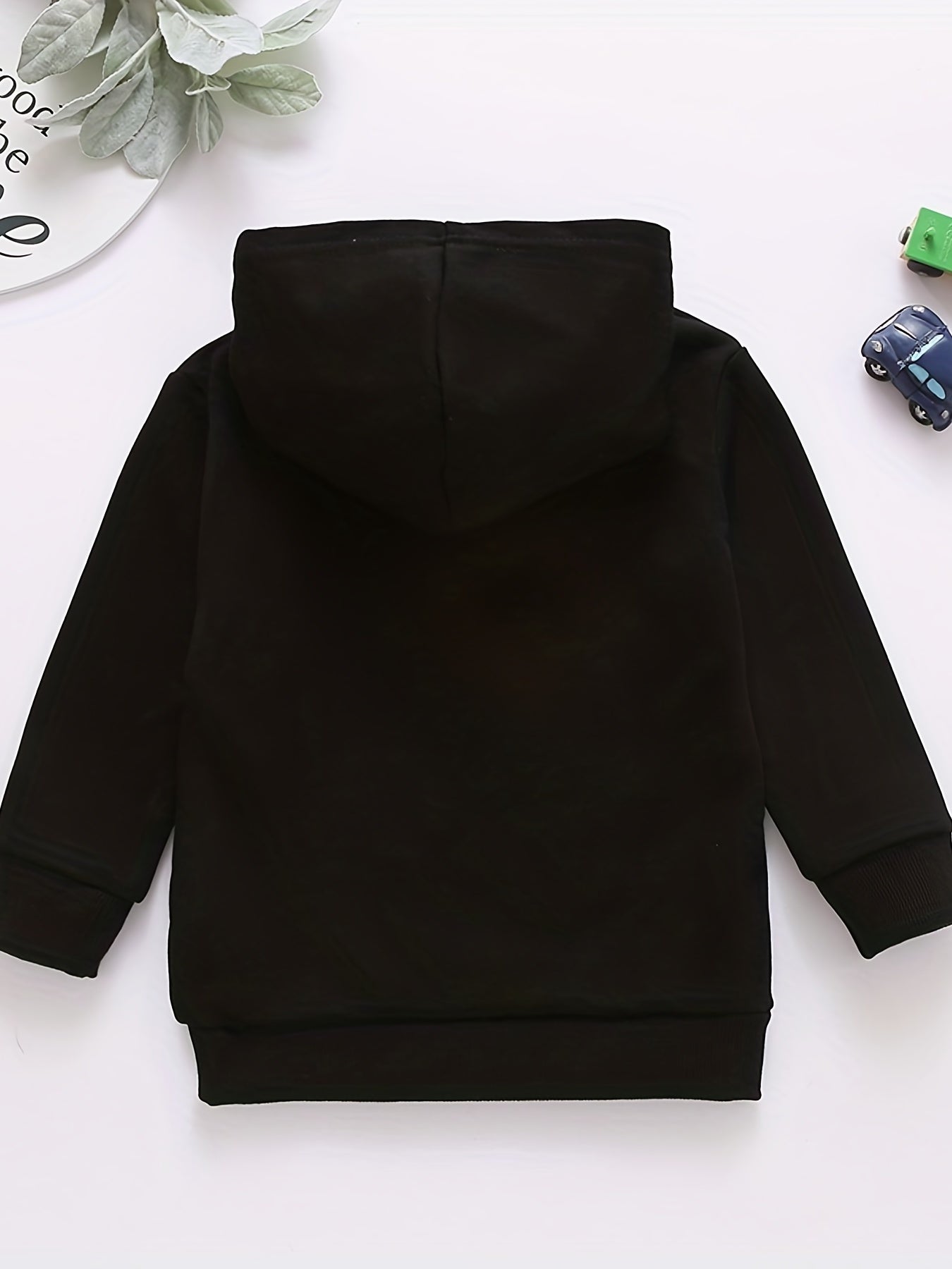 Toddler Boys Letter Never Stop Drawing Hoodie