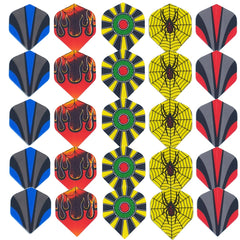 25pcs Darts Wings National Flag Pattern Darts Accessories
