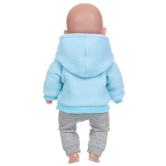 Elephant Doll Clothes for 43Cm Dolls Hoodie Pants Kids Gift