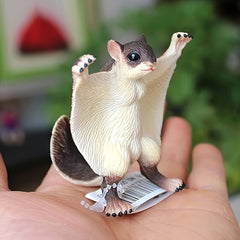 Flying Squirrel Toy Figure Collectible Cognition Plastic Wild Animal Simulation