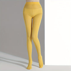 Elastic High Waist Footed Pantyhose Women's Stockings & Hosiery