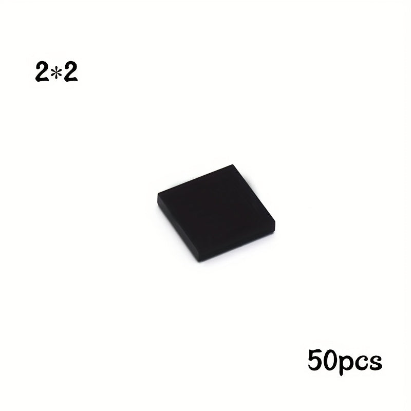 200pcs DIY Building Blocks Ceramic Tile 2x2 Educational Creative Toys