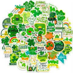 50pcs DIY Graffiti Stickers Lucky Plants Style Stickers
