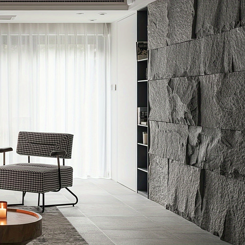 Lightweight Cultural Brick Mushroom Stone Wall Tiles Hotel Villa Decor
