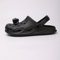 Men's Breathable Non Slip Clogs With Night Light Charm