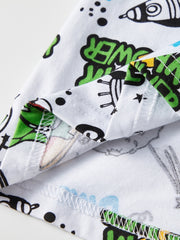 Boys Dino Pajama Set Long Sleeve Top & Pants