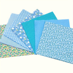 7pcs 49 78 49 Floral Cotton Fabric Square Quilted Fabric For Sewing