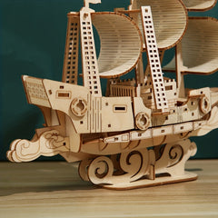 Ocean Sailing 3D Puzzle Wooden DIY Assembled Toy Gift
