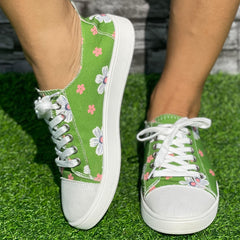Women's Floral Pattern Comfortable Lightweight Walking Shoes