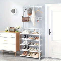 1pc Carbon Steel Shoe Rack Storage Hanger Shoe Storage Device