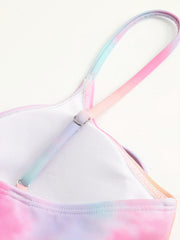 Tie Dye Print Bikini Set