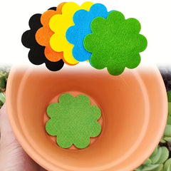 5pcs Planter Gasket Leak Proof Bottom Hole Insect Proof Water Permeable