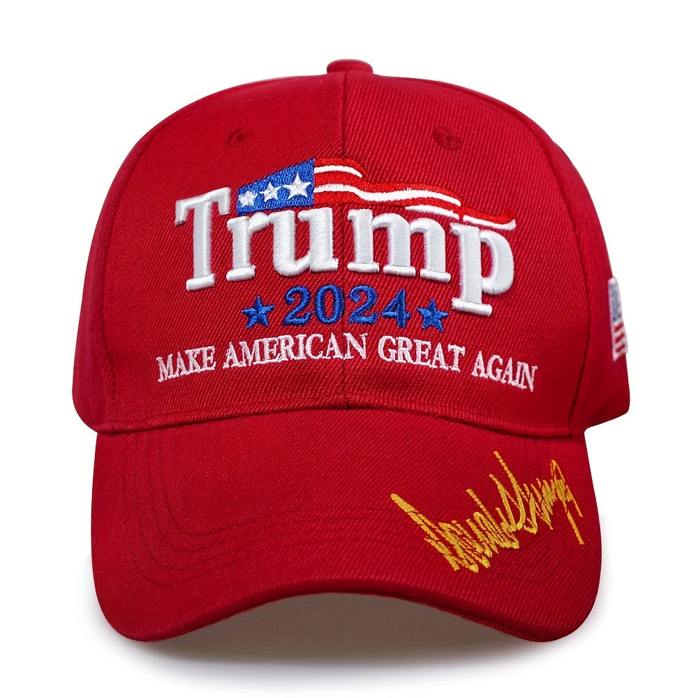 Flag Embroidery Baseball Cap Adjustable Unisex Dad Hats
