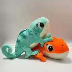 11 inch Chameleon Plush Toy Polyester Cuddly Crawler for Holidays Home Decor