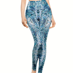 Leopard Print Yoga Leggings Women's Activewear