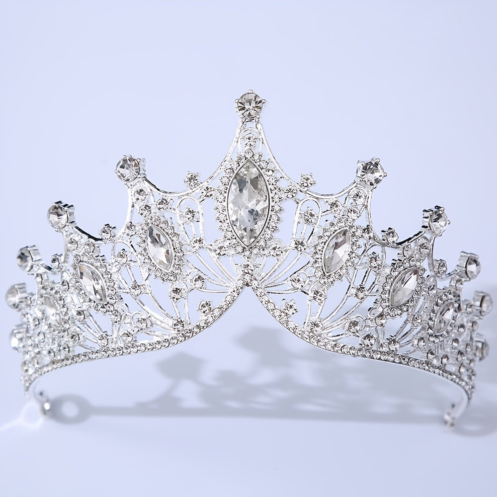 Crystal Crown Hairband Headband Party Favor Decorations Princess Tiara