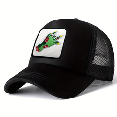 Halloween Element Embroidered Pattern Peaked Hat Baseball Cap