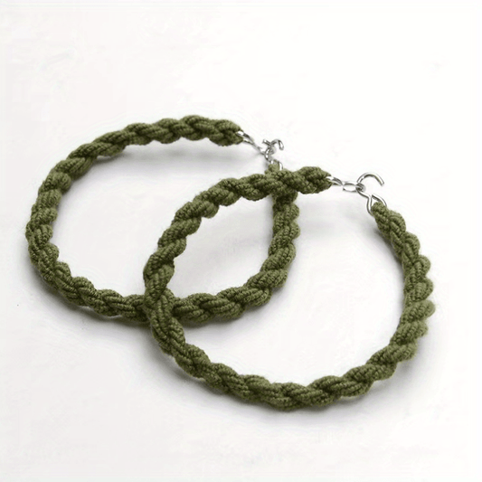 Elastic Boot Bands with Metal Hooks for Military Boots