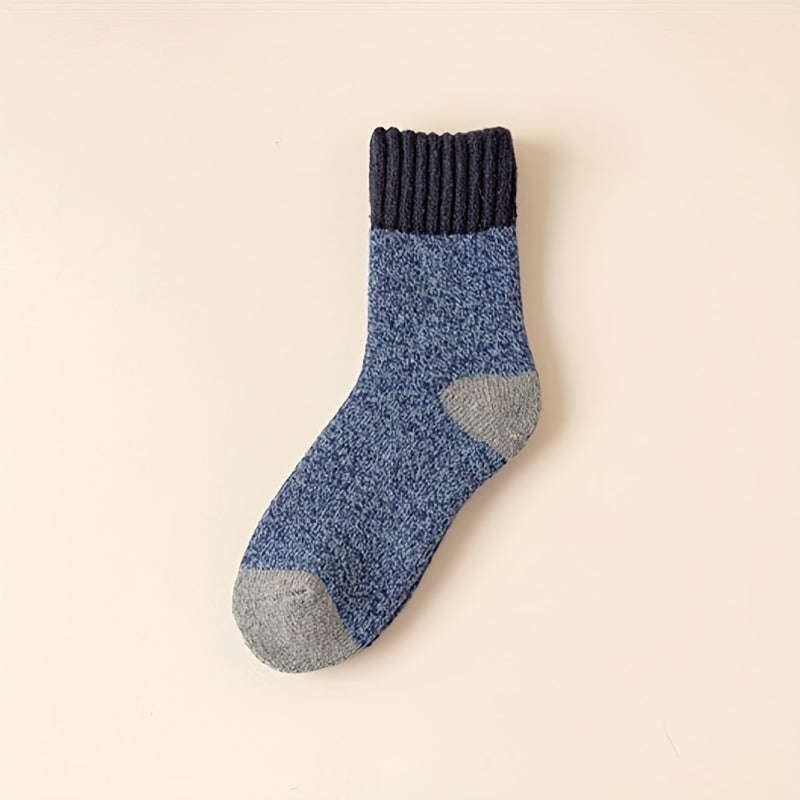 Men's Warm Casual Plus Velvet Mid-calf Socks
