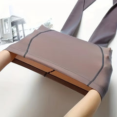 Slim Opaque High Waist Footed Pantyhose Women's Stockings