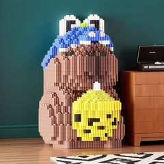 Crocodile Capybara Building Blocks 3D Puzzle Toy - Durable PP Mat