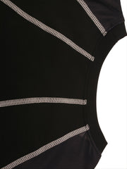 Men's Quick Dry Sports Tights Set with Long Sleeve Fitness Shirt