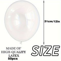 50pcs Transparent Latex Balloons 30 48 Cm Helium Balloons for Birthday Wedding
